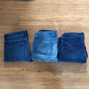 Express Jeans - Strech Leggings - High Rise & Mid Rise Size 10 10R - 3 pairs